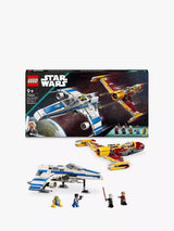 John Lewis LEGO Star Wars New Republic E-Wing vs. Shin Hati's Starfighter Building Kit (1056 Pieces)- Buy online at McGrocer