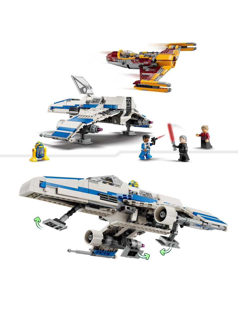 LEGO 75364 New Republic E-Wing vs Shin Hati's Starfighter building set, UK version