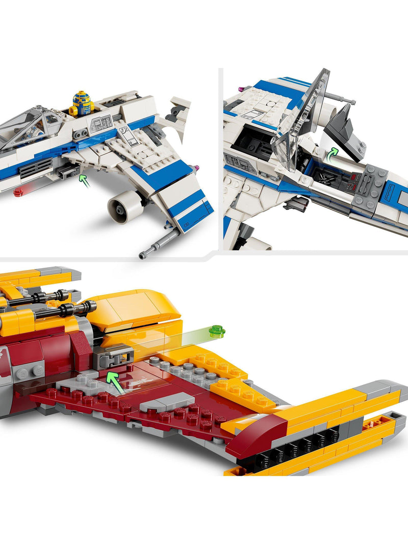 LEGO 75364 New Republic E-Wing vs Shin Hati's Starfighter building set, UK version