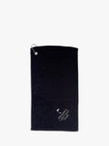 Solesmith personalised black golf towel (British brand)