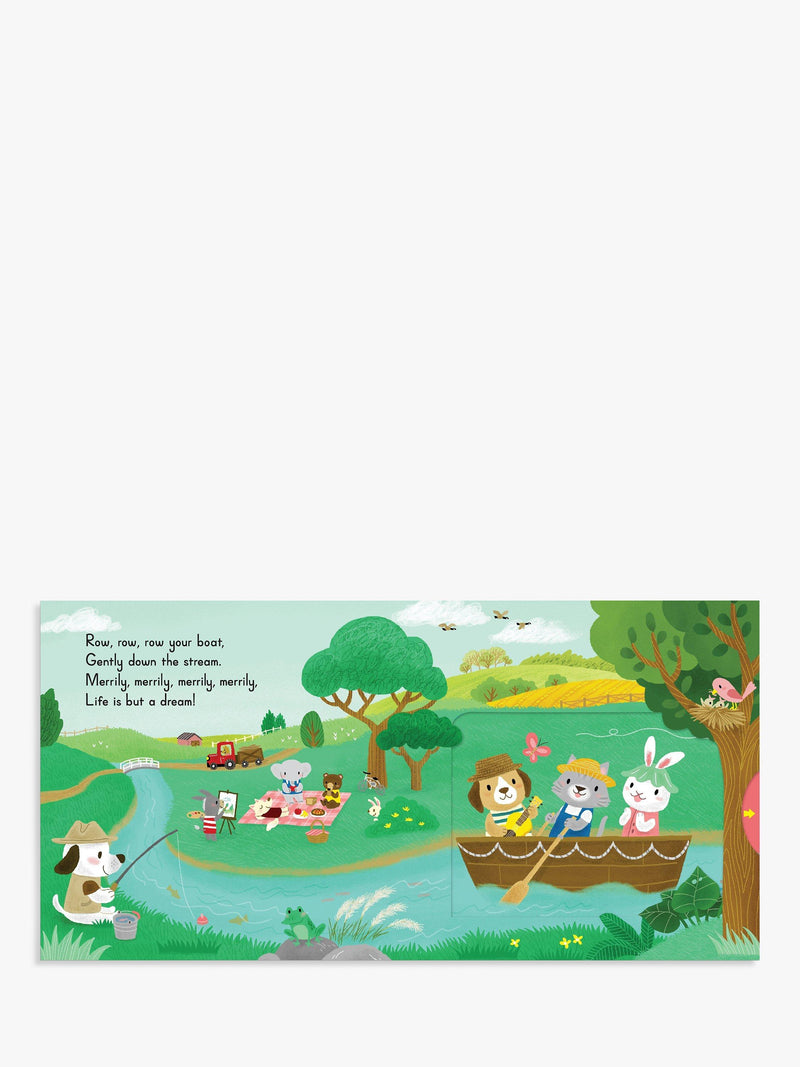 Nosy Crow Row Row Row Your Boat children's board book, imported from the UK