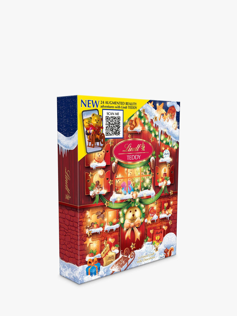 Lindt chocolate advent calendar Teddy 250g, imported from the UK