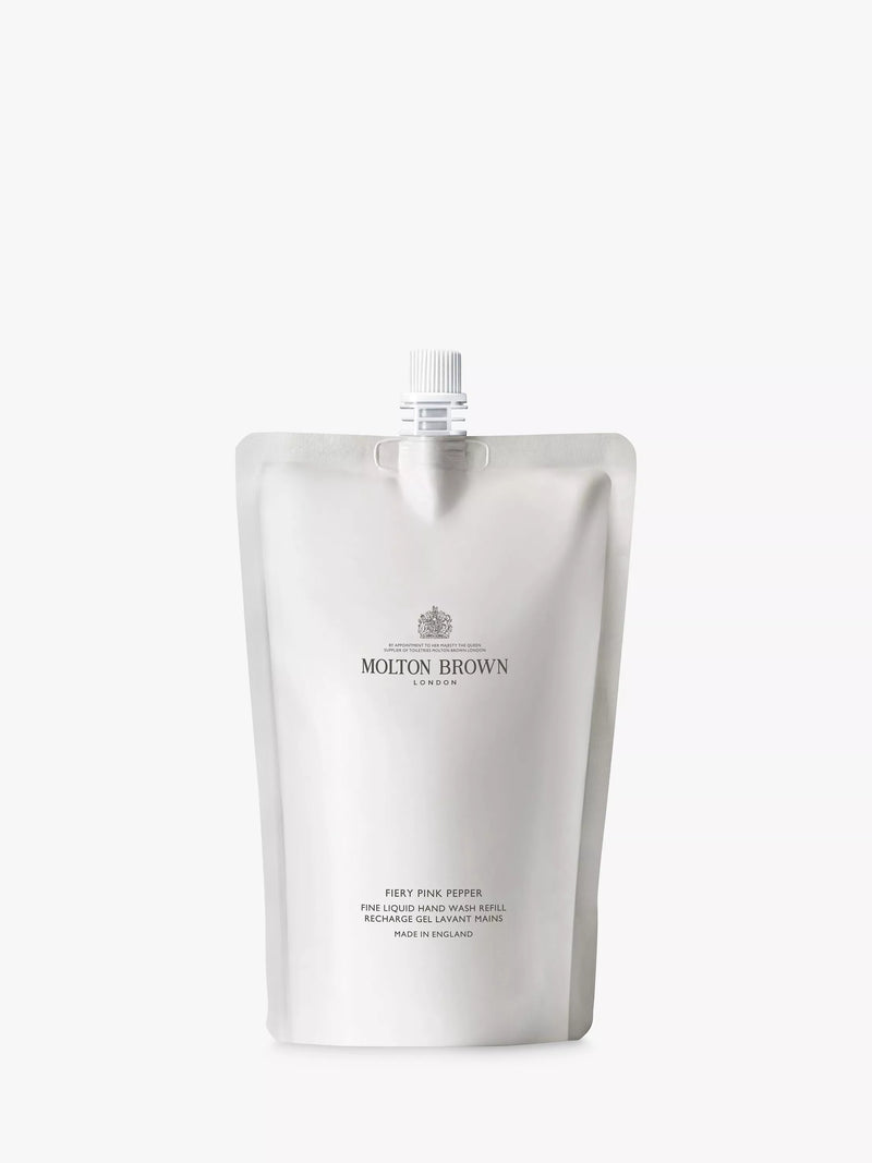 Molton Brown Fiery Pink Pepper hand wash refill 400ml, imported from the UK
