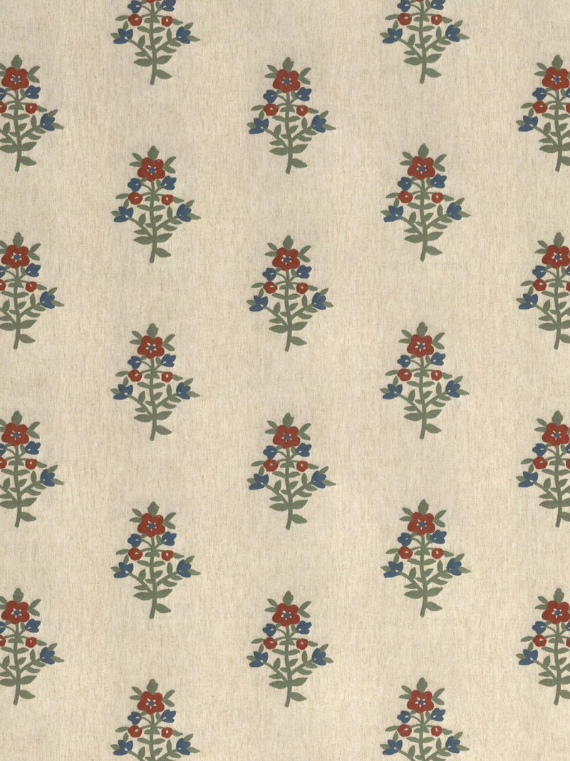 John Lewis Kamala embroidery furnishing fabric multi (British brand)