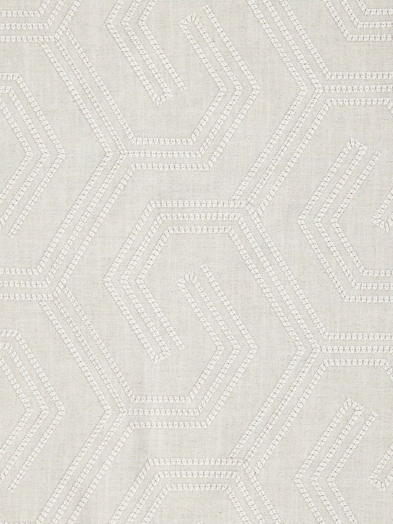 John Lewis Izel Embroidery Furnishing Fabric Natural, imported from the UK