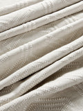 John Lewis Izel Embroidery Furnishing Fabric Natural, imported from the UK