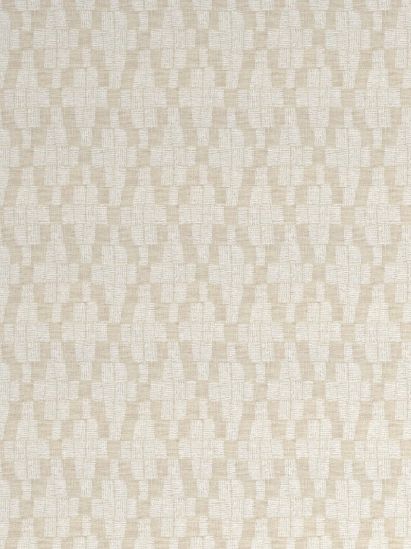 John Lewis Textured Diamonds furnishing fabric Natural, imported from the UK
