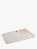 John Lewis reversible stripe cotton bedspread super king size, imported from the UK