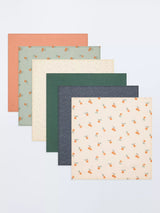 John Lewis John Lewis Oranges Spot Print Muslin Squares Baby Muslin Cloths Pack of 6- Buy online at McGrocer