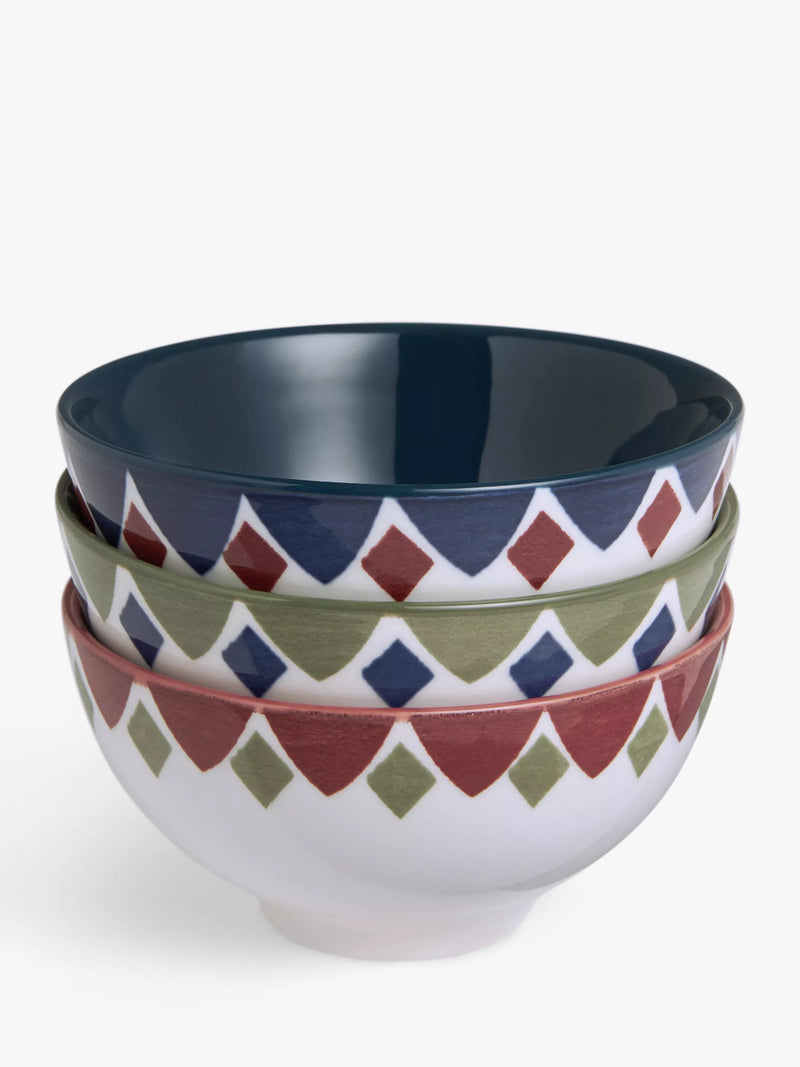 John Lewis Lisbon fine china dip bowls 11.6cm, imported from the UK