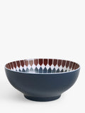 John Lewis fine china serving bowl blue/multi 20cm, UK version