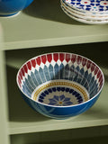 John Lewis fine china serving bowl blue/multi 20cm, UK version