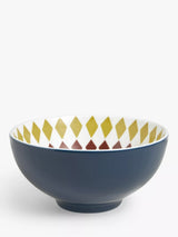 John Lewis John Lewis Lisbon Fine China Cereal Bowl, Blue/Multi, 15cm- Buy online at McGrocer