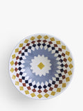 John Lewis fine china cereal bowl 15cm blue multi - British product