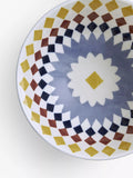 John Lewis fine china cereal bowl 15cm blue multi - British product
