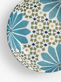 John Lewis fine china serve bowl green multi geometric 30cm - British product