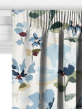 John Lewis Fleur made to measure curtains Lake Blue, imported from the UK