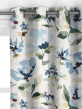 John Lewis Fleur made to measure curtains Lake Blue, imported from the UK