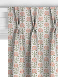 John Lewis Aria pale terracotta floral curtains, UK version