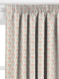 John Lewis Aria pale terracotta floral curtains, UK version