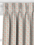John Lewis Aria pale terracotta floral curtains, UK version