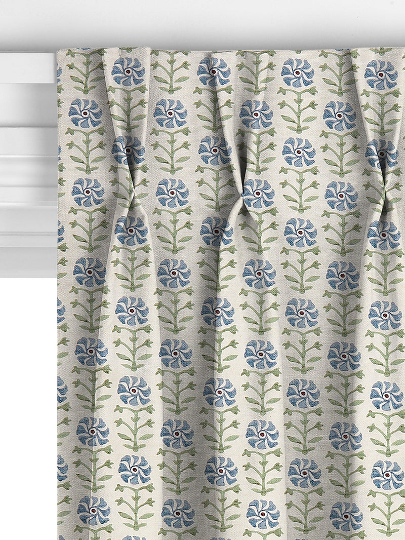 John Lewis Aria made to measure curtains floral pattern, imported from the UK