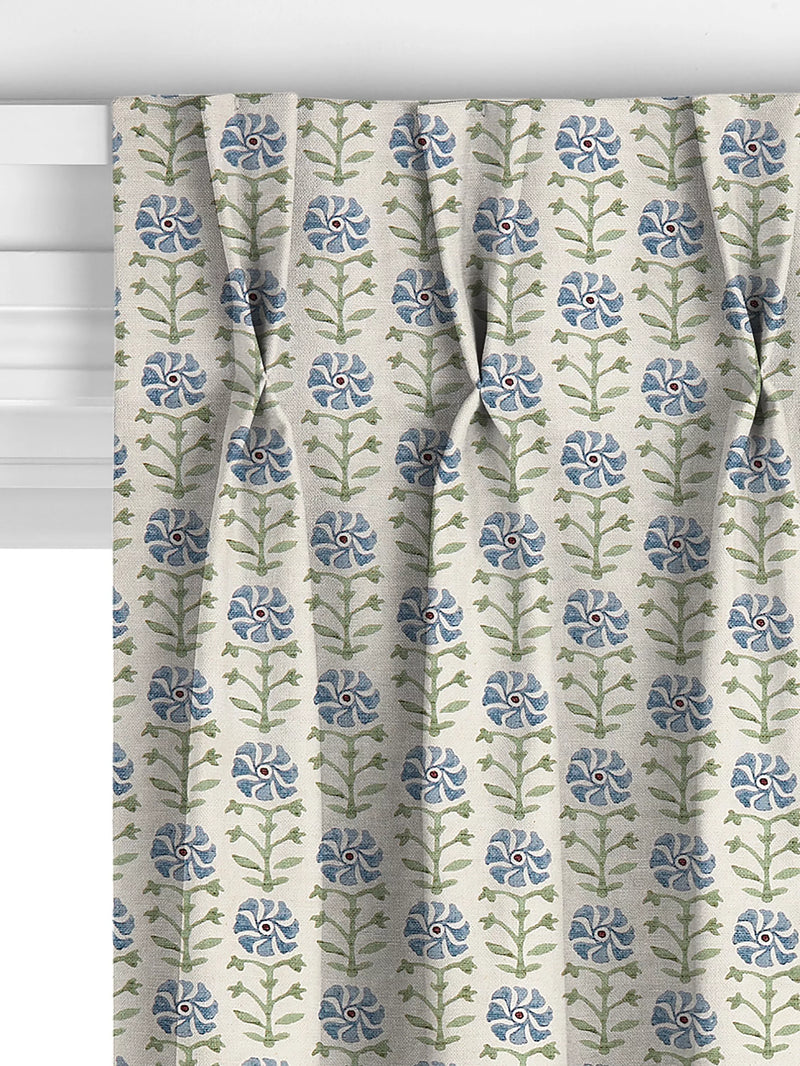 John Lewis Aria made to measure curtains floral pattern, imported from the UK