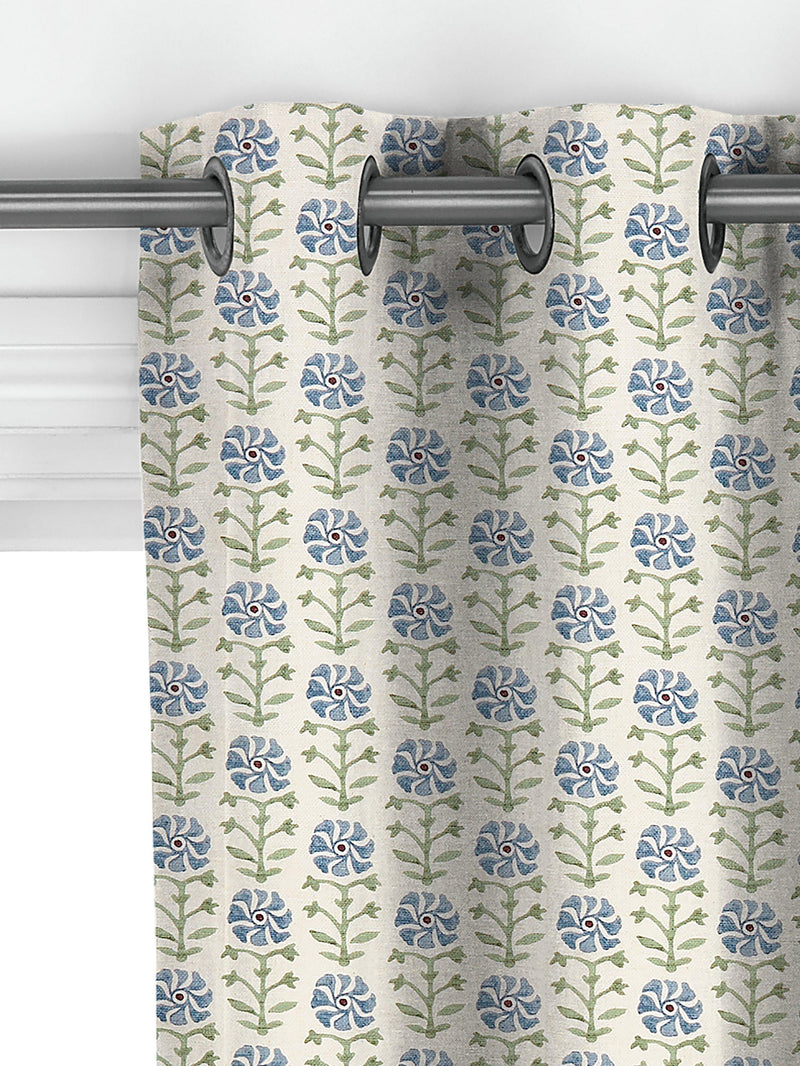 John Lewis Aria made to measure curtains floral pattern, imported from the UK