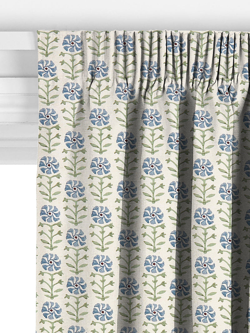 John Lewis Aria made to measure curtains floral pattern, imported from the UK