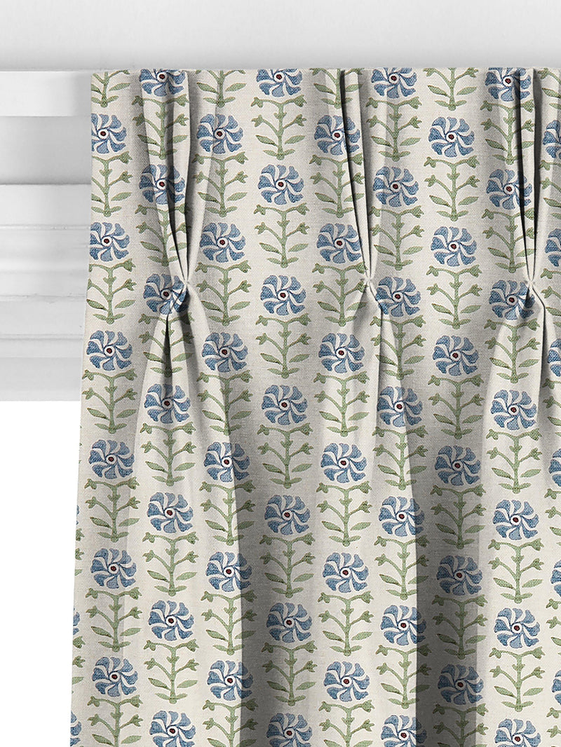 John Lewis Aria made to measure curtains floral pattern, imported from the UK