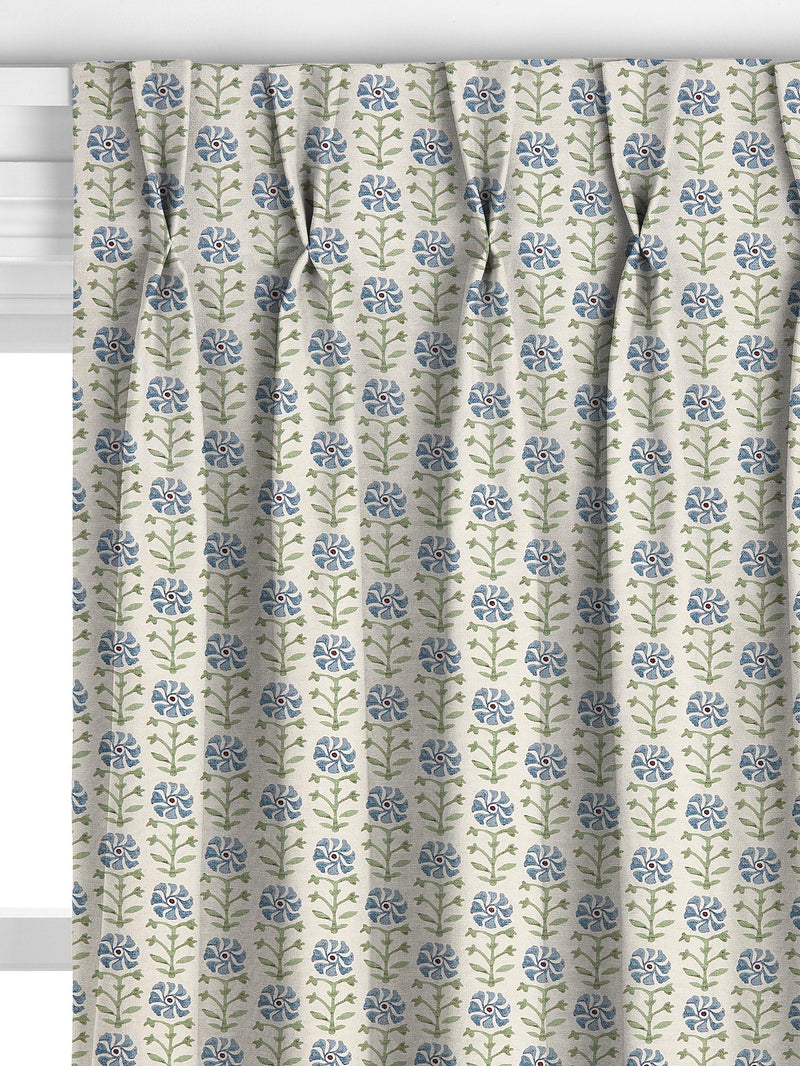 John Lewis Aria made to measure curtains floral pattern, imported from the UK