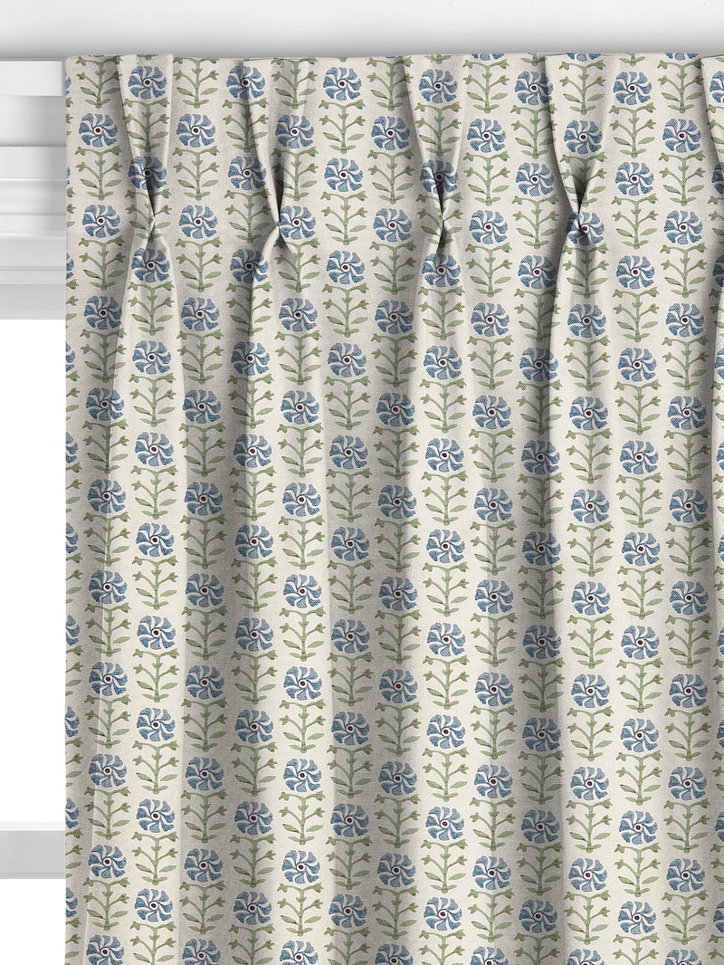 John Lewis Aria made to measure curtains floral pattern, imported from the UK