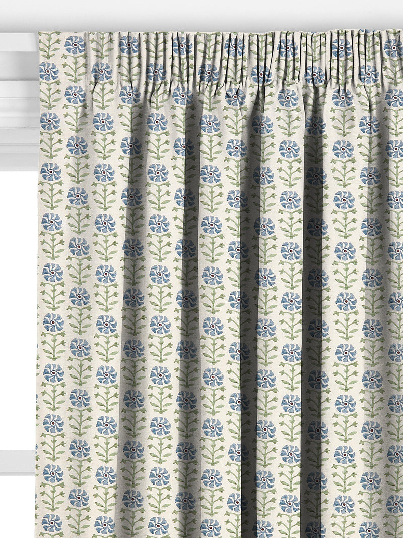 John Lewis Aria made to measure curtains floral pattern, imported from the UK
