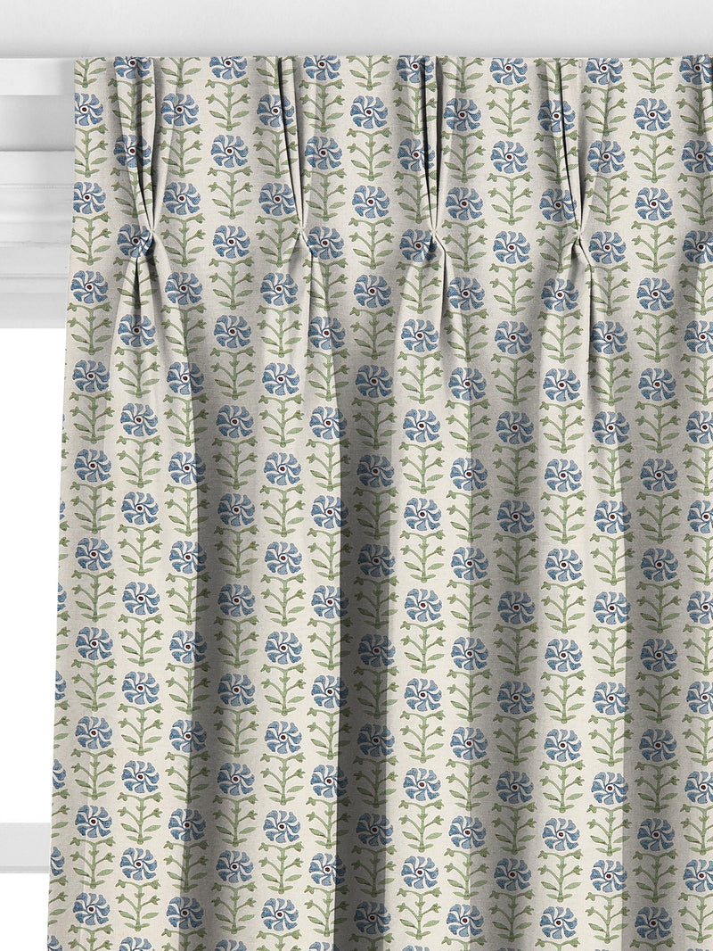 John Lewis Aria made to measure curtains floral pattern, imported from the UK