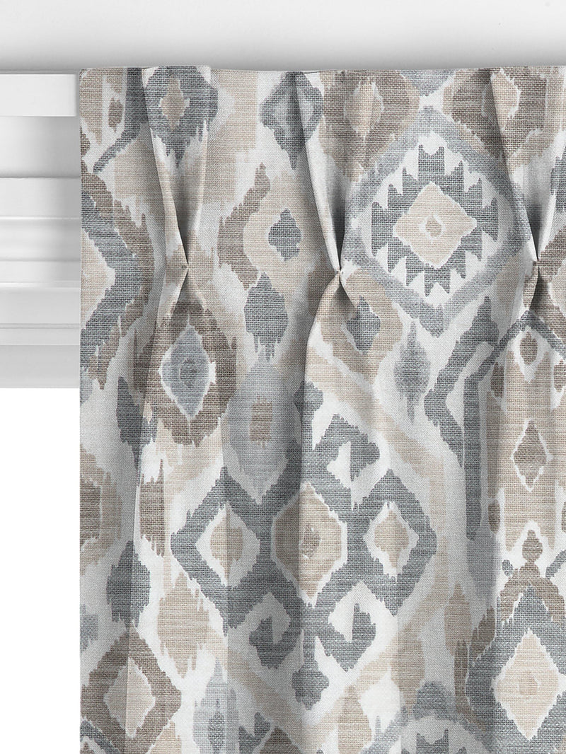 John Lewis Maya Ikat curtains putty, UK version