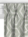 John Lewis Izel embroidered curtains green made to measure (British brand)