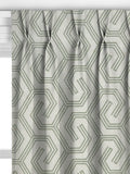 John Lewis Izel embroidered curtains green made to measure (British brand)