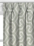 John Lewis Izel embroidered curtains green made to measure (British brand)