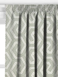 John Lewis Izel embroidered curtains green made to measure (British brand)