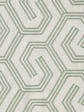John Lewis Izel embroidered curtains green made to measure (British brand)