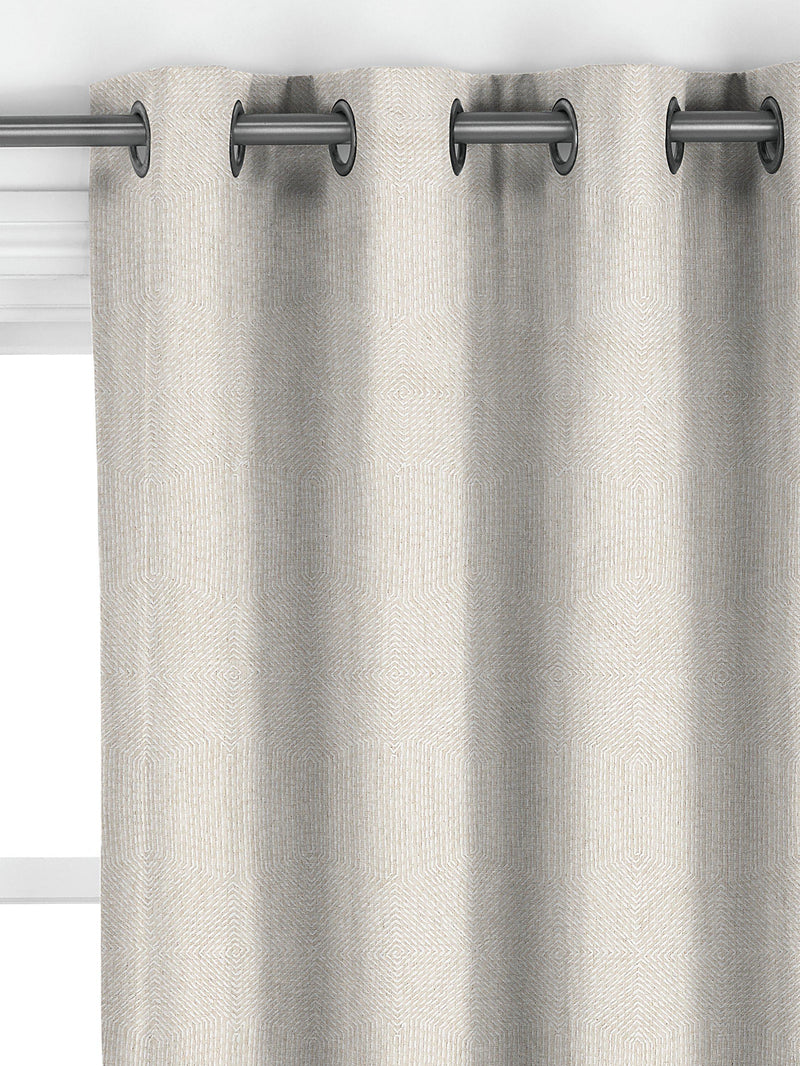 John Lewis Flax Embroidery made-to-measure curtains Natural - British product