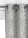 John Lewis Flax Embroidery Lake Blue curtains, imported from the UK