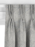 John Lewis Flax Embroidery Lake Blue curtains, imported from the UK