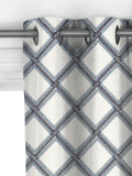 John Lewis Oakley embroidery curtain lake blue 140x140cm, imported from the UK