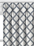 John Lewis Oakley embroidery curtain lake blue 140x140cm, imported from the UK