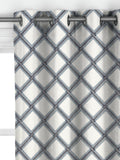 John Lewis Oakley embroidery curtain lake blue 140x140cm, imported from the UK