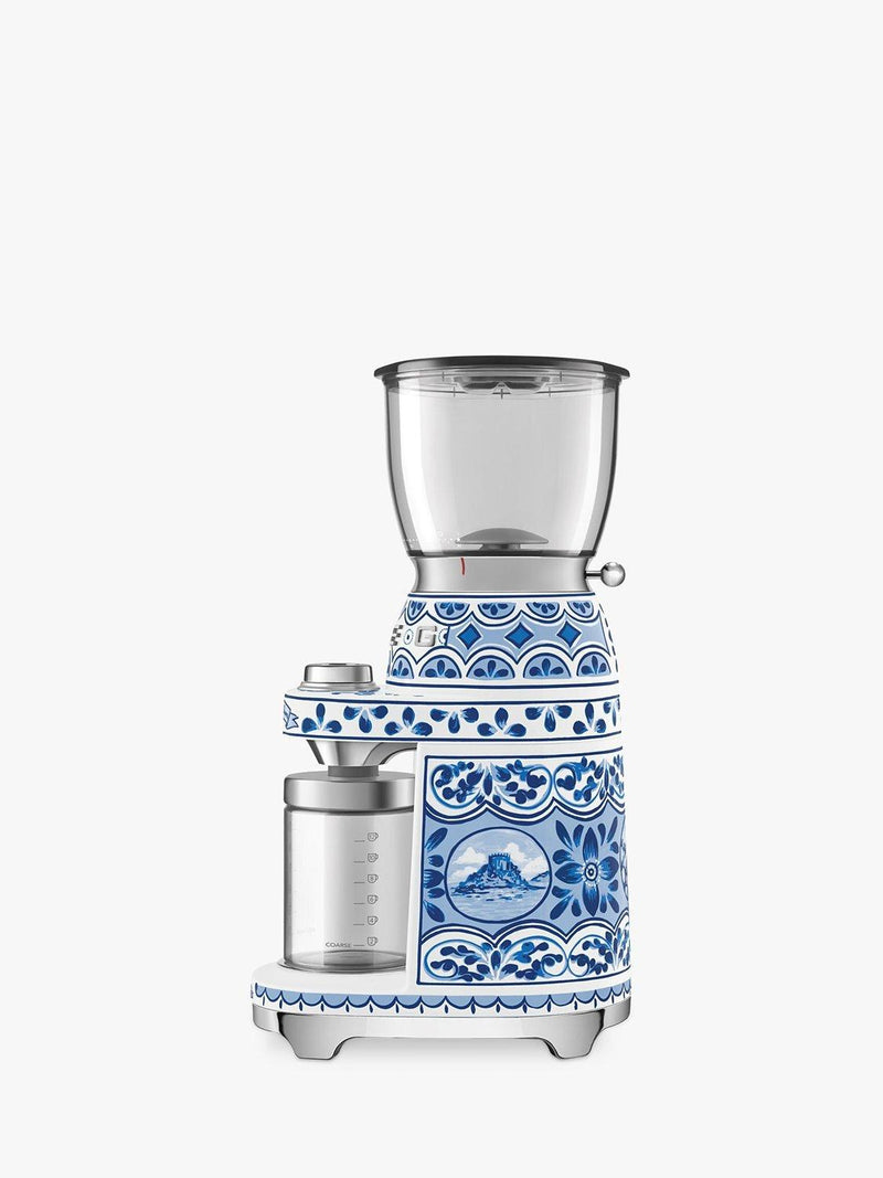 Smeg Dolce & Gabbana coffee grinder blue white - British product