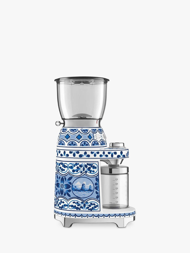 Smeg Dolce & Gabbana coffee grinder blue white - British product