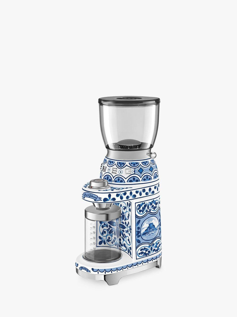 Smeg Dolce & Gabbana coffee grinder blue white - British product