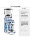 Smeg Dolce & Gabbana coffee grinder blue white - British product